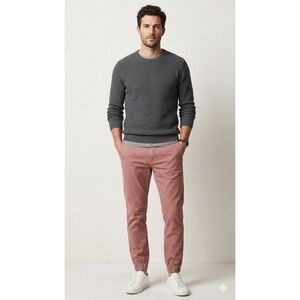 A-Frame Men's Pink Clay Athletic Joggers